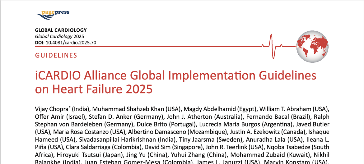 iCARDIO Alliance Global Implementation Guidelines on Heart Failure 2025